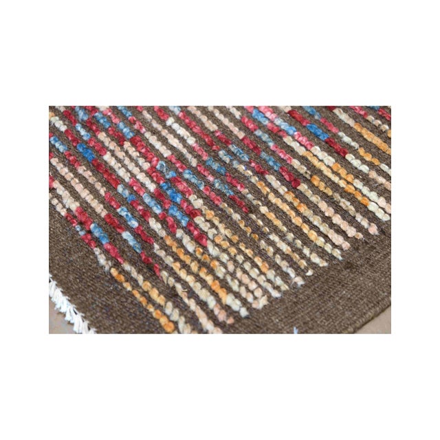 Multicolor Modern Wool Rug For Sale - Image 4 of 7