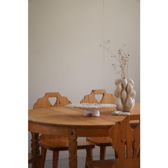 Scandinavian Modern Dining Chairs in Pine, Sweden, 1960s, Set of 6 For Sale - Image 17 of 18