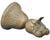 Metal Early 20th Century Hand-Engraved Brass-Figurine Bell Accent For Sale - Image 7 of 9