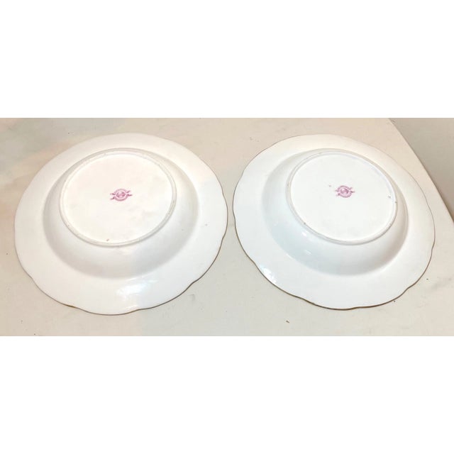 Pair of Antique Hand Painted Porcelain Minton John Mortlock Cherub Putti Bowls For Sale - Image 9 of 12