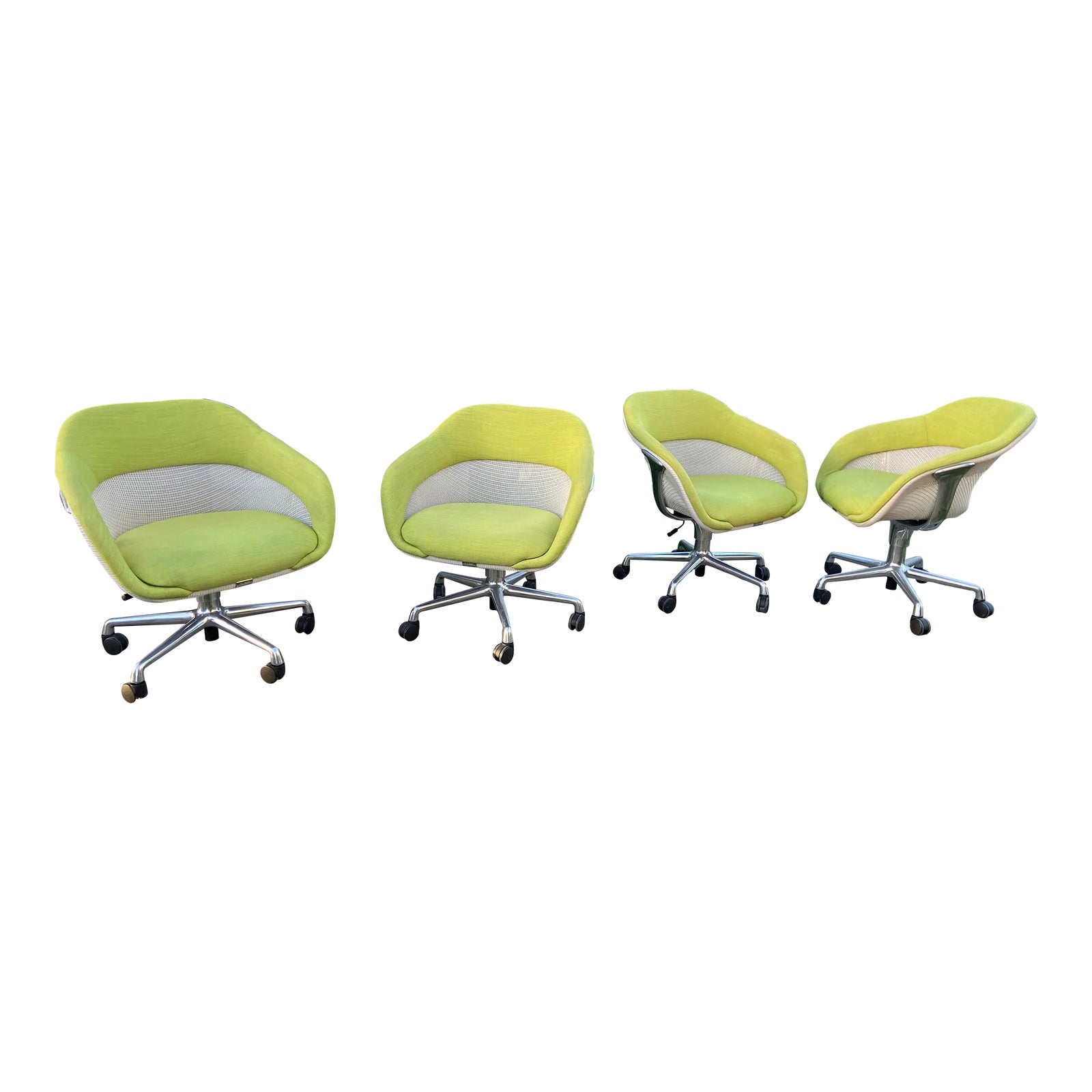 Contemporary Steelcase Coalesse Lounge Chairs Set of 4 Chairish