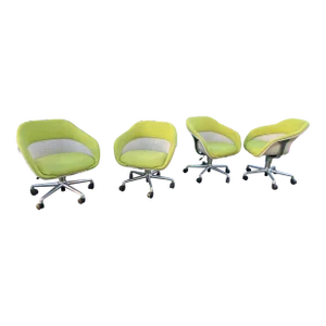 Contemporary Steelcase Coalesse Lounge Chairs- Set of 4