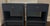 Navy Blue Brand New Pair of Villa & House Benjamin Linen 1 Drawer Side Tables in Blue Steel For Sale - Image 8 of 8
