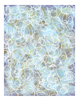 Minimalist Abstract Painting, Vapor Study