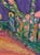 Mid 20th Century Mid-Century Modern Fauvist Style Tropical Signed Landscape Painting. For Sale - Image 5 of 8