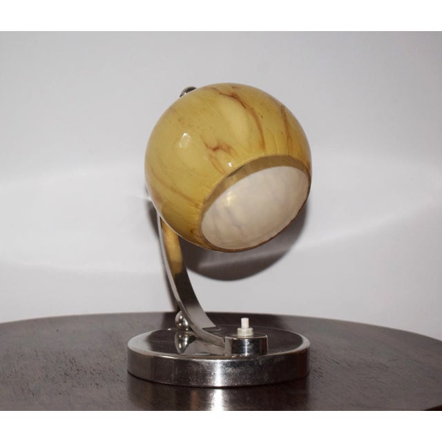 High-quality table lamp in Bauhaus style. European Plug (up to 250V).The wiring of this item may be original and might...