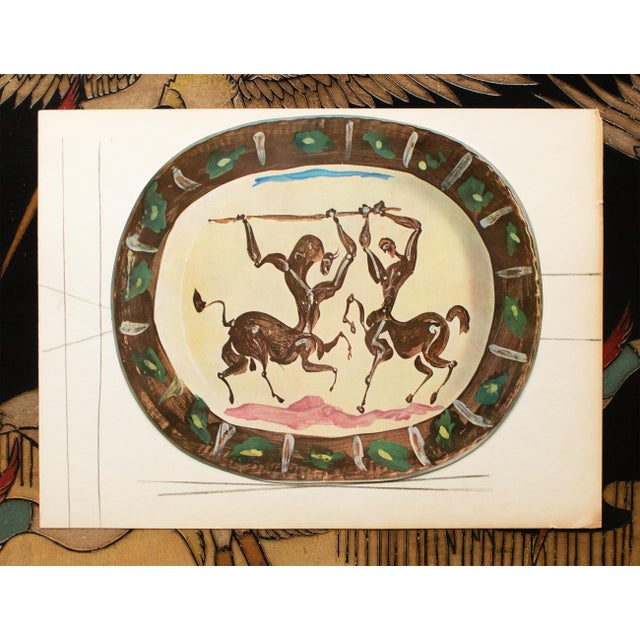 1955 Set of 12 Prints of Picasso's Ceramic Platters For Sale - Image 11 of 15