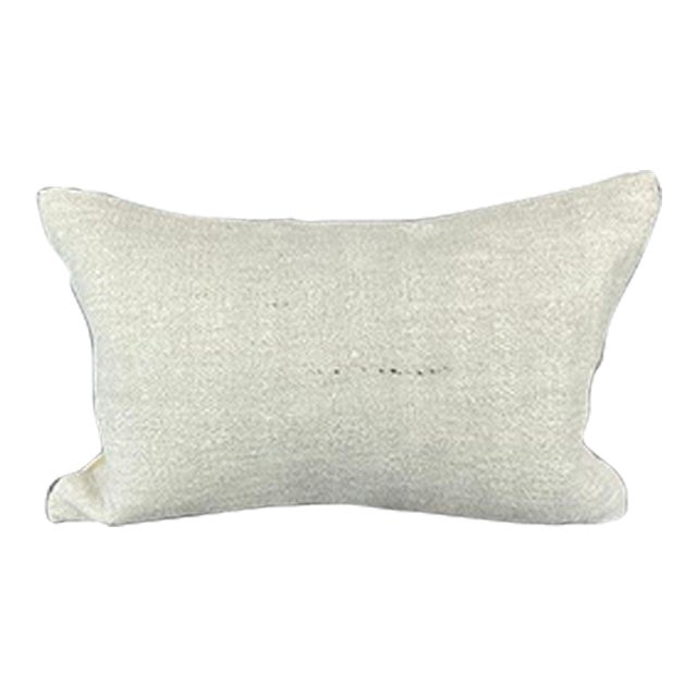 16 x 24 Hemp Pillow Turkish Cushion Natural White Pillow Cushion Cover For Sale