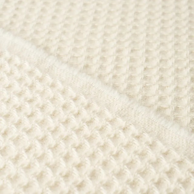 Contemporary SAMPLE - Schumacher Walden Wool Texture Fabric In Ivory For Sale - Image 3 of 3