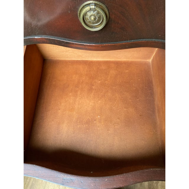 1930's Sligh Furniture Mahogany 4-Drawer Nightstand For Sale - Image 10 of 11
