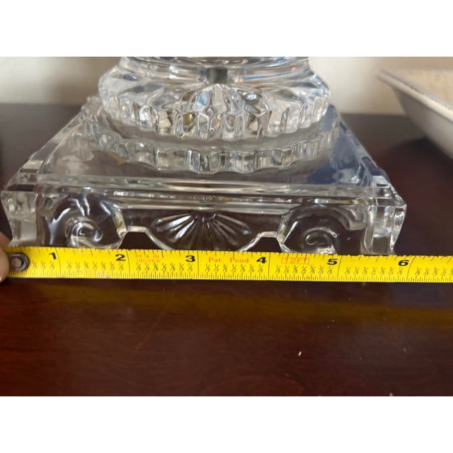 1980s Waterford Crystal Lamp For Sale - Image 6 of 12