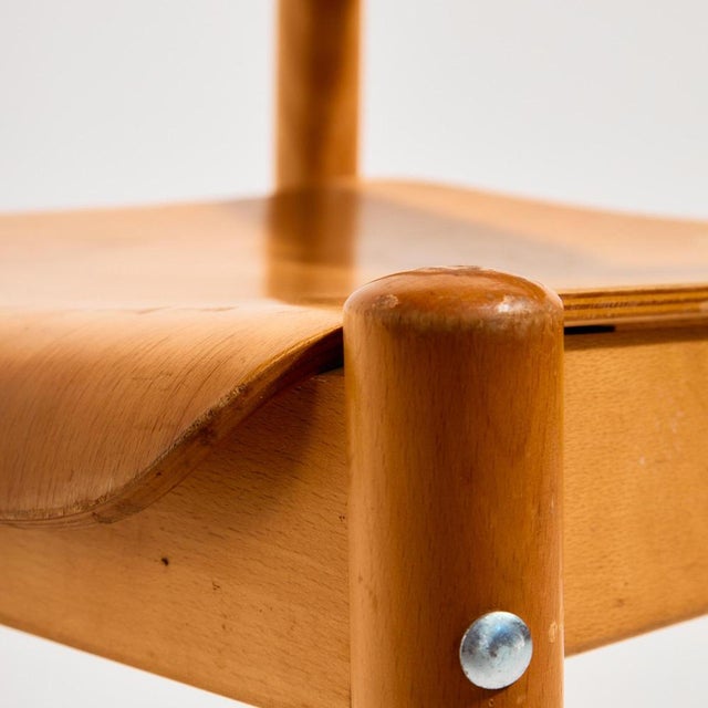 Stackable Oak Chair, 1970s For Sale - Image 6 of 18