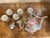Red Mid 20th Century Floral Chinese Mille Fleur Wine Set- 7 Pieces For Sale - Image 8 of 8