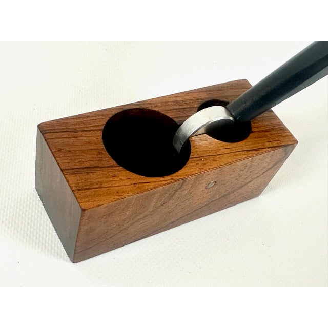 Mid-Century Modern Rosewood Nutcracker attributed to Yüksel Caglarm, Denmark, 1970s For Sale - Image 3 of 12