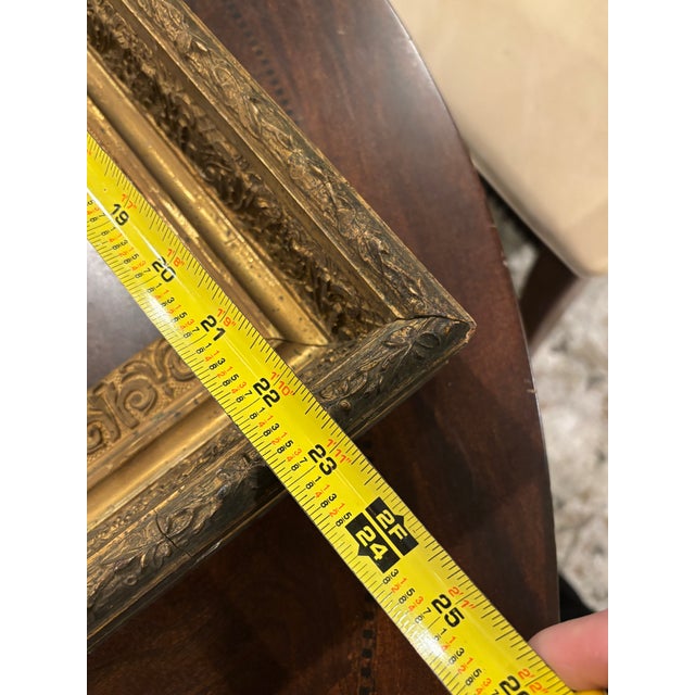 A beautifully preserved turn-of-the-century gilt composition picture frame, dating to the late Victorian / early Edwardian...