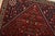 Abadeh Rug 3’5” X 4’11” Red Wool Vintage Tribal Hand-Knotted Carpet For Sale In Philadelphia - Image 6 of 12