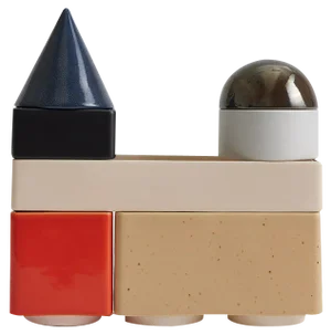 KNSTRKT Stackable Tableware by Studio Berg, Set of 7