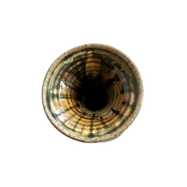 Signed 1970s Ceramic Sculptural Vase / Mid-Century Modernist Pottery For Sale - Image 10 of 10