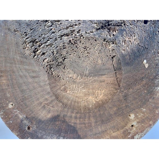 Brown Assortment of Turned Wood Candlesticks- Set of 6 For Sale - Image 8 of 11