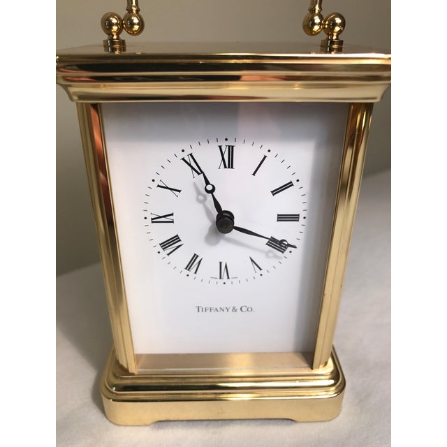 Vintage Tiffany & Co Brass Carriage Clock Chairish