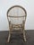 Vintage Armchair in Bamboo and Rattan For Sale - Image 4 of 8