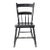 Antique Stencil Back Plank Seat Chair For Sale
