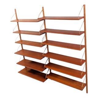 Mid-Century Royal System Wall Shelf in Teak by Poul Cadovius for Cado, 1960s For Sale
