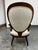 Early 20th Century Victorian Rococo Revival Carved Wood Balloon Back Armchair For Sale - Image 5 of 12