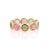 18k Solid Gold Multi-Tourmaline Infinity Band Size 4 For Sale In New York - Image 6 of 10