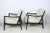 Mid-Century Modern Early Ole Wanscher Ebonized Mahogany Lounge Chairs, 1950's - A Pair For Sale - Image 3 of 13