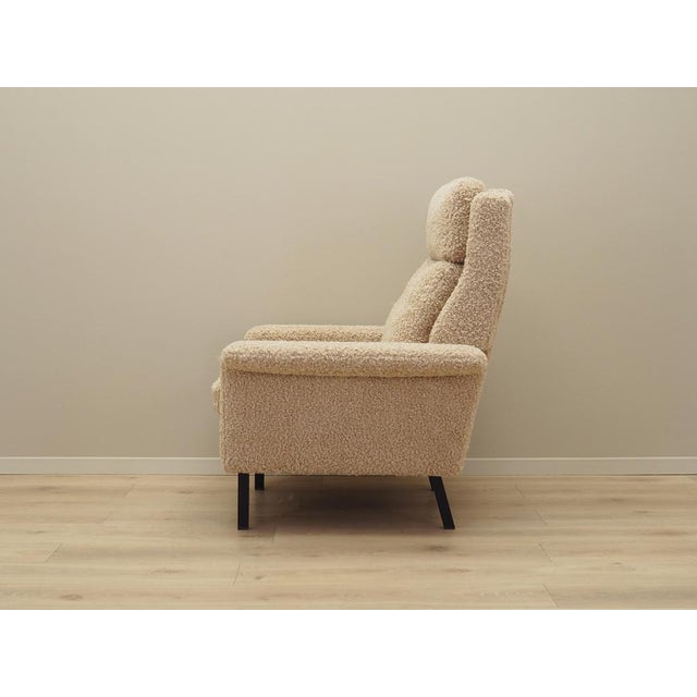 Fritz Hansen Danish Beige Armchair by Arne Vodder for Fritz Hansen, 1960s For Sale - Image 4 of 17