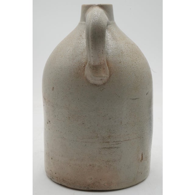 g.w. Fulper & Bros. Blue Stoneware Jug W. Handle For Sale - Image 11 of 12