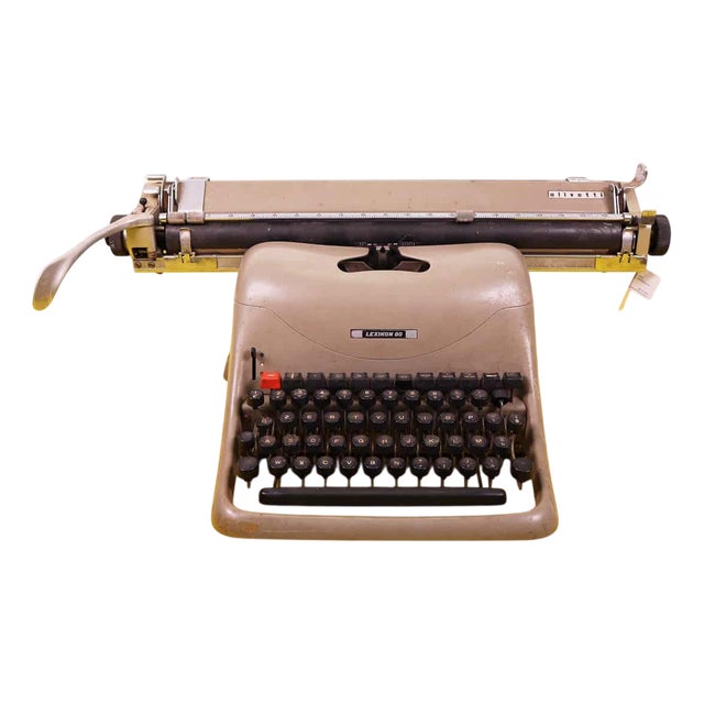 Vintage Lexicon 80 Typewriter from Olivetti For Sale