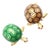 1960s Boucheron France Yellow Gold Enamel Set of Two Turtle Brooches For Sale