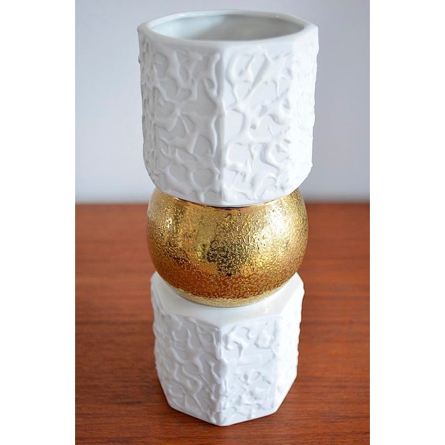 Bubble Porcelain Vase from KPM Royal, 1970s For Sale - Image 3 of 5