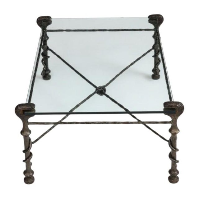 Elevate Your Space With a Rare Coffee Table by Legendary Diego Giacometti 1970s For Sale In Raleigh - Image 6 of 12
