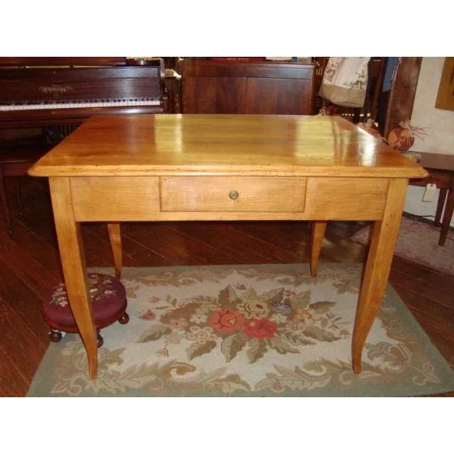 Mid 19th Century 19th Century French Farm Style Writing Desk For Sale - Image 5 of 5
