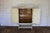 Antique Italian Painted Cabinet With Gold Leaf Accents, Circa 1930s For Sale - Image 12 of 18