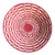 Red & White Uganda Bukedo African Basket For Sale