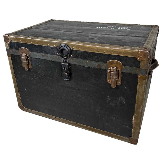 Antique Japanese Travel Chest, 1930s For Sale