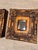 An exquisite, highly coveted triptych set of three (3) vintage small-scale Italian Baroque-style wall mirrors. These...