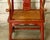 Vintage Asian Lacquered Brides Chair For Sale - Image 10 of 12