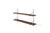 Mid-Century Modern Wall Shelf in Wood For Sale - Image 6 of 6