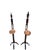 Contemporary Vintage Tribal Carved Wood Figural Drink Stands/Pedestals – Pair For Sale - Image 3 of 9