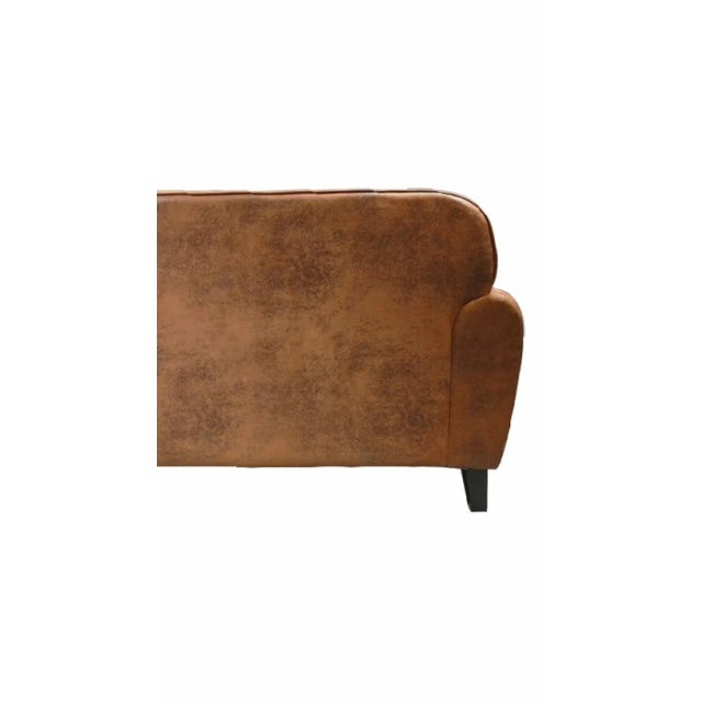 Design sofa, 3 seats. -Made with solid wooden structure. -High-density polyurethane foam. -Upholstered in vintage...