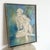 Minimalism Framed Original Painting of Nude Man Sitting For Sale - Image 3 of 8