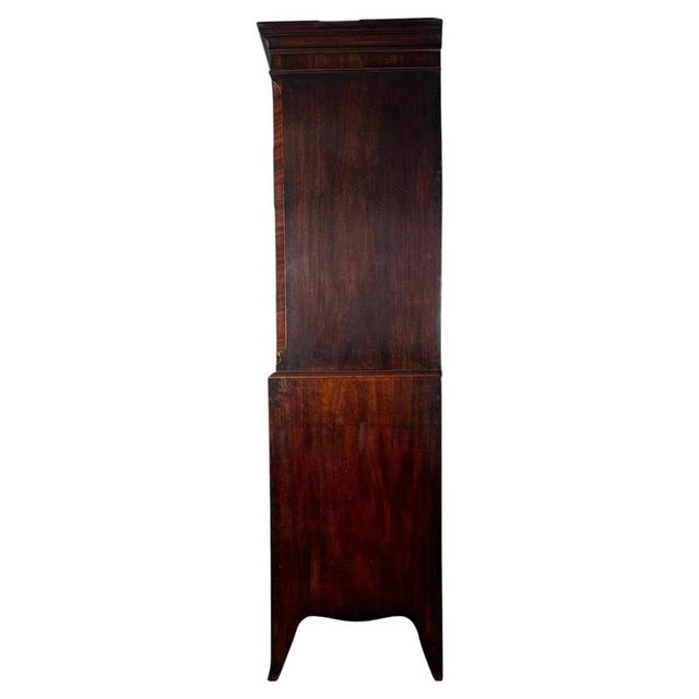 Brown 18th Century Georgian Mahogany Chest on Chest For Sale - Image 8 of 12