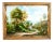 Impressionist Oil / Canvas Painting in Gilt Wood Frame For Sale