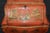 Chinoiserie Fine Red Chinoiserie Gold Leaf Italian-Made Rococo Venetian Secretary Desk For Sale - Image 3 of 12