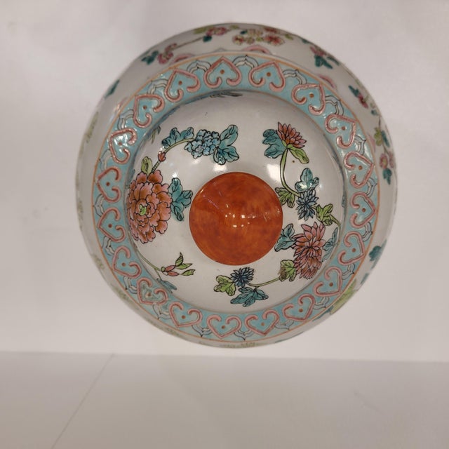 Ceramic 20th Century Chinese Pink Family Tibor Vase, China For Sale - Image 7 of 13